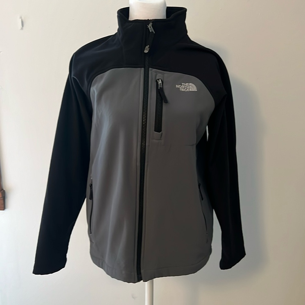 Kids Apex Bionic Fleece Jacket: Gray/Black